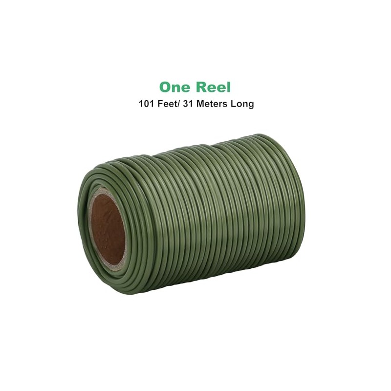 TELENT OUTDOORS 101 Feet Soft Plant Ties for Gardening Support