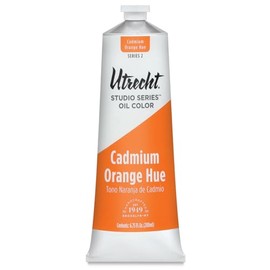 Utrecht Studio Series Oil Paint - Cadmium Orange Hue, 200 ml tube