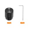 MECCANIXITY 4 Pcs Aluminium Potentiometer Knobs, 1/4"(6mm) IDx1/2(12.5mm) ODx5/8(16mm) Height