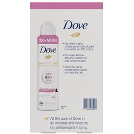 Dove Womens Invisible Dry Spray Antiperspirant Deodorant, 4.8 Ounce (Pack of 3)