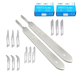 AAProTools 200 Surgi Sterile Scalpel Handle Blades # (10-11-12-15) (2 Free Handle #3)