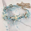 TCOMVEZ Starfish Peal Bride Headbands Sea Star Hoop Beach Bridal