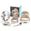Empanada Maker Press, 3size Professional Dumpling Maker Mold kit with