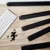 Leinuosen 20 Pcs 1U Blank Panel Metal Rack Mount Filler