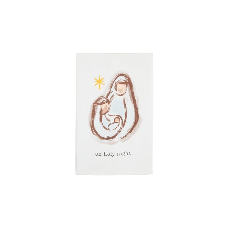 Mud Pie Nativity Cotton Towel, Oh, 26" x 16 1/2"