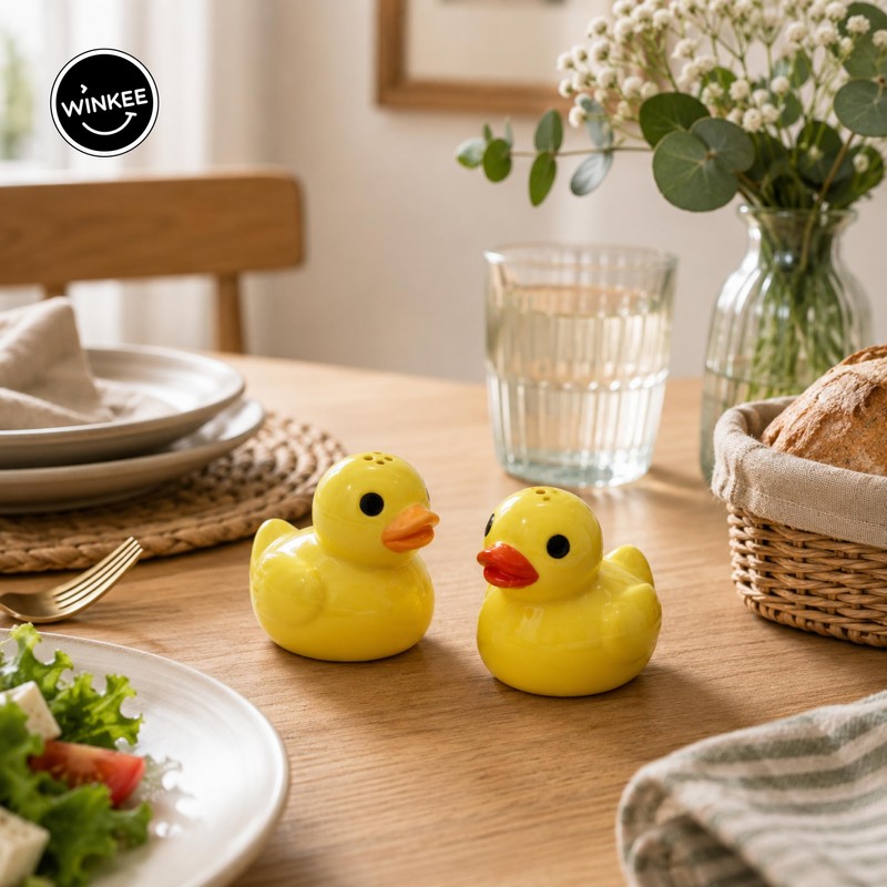 Winkee Ceramic Salt and Pepper Shaker Set