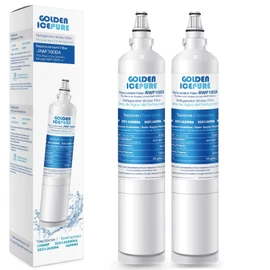 GOLDEN ICEPURE 5231JA2005A Replacement for LG LT600P, 2PACK, 469990, RFC1000A, WF300, FML-2 Refrigerator Water Filter 5231JA2006B, LFX25961SB, LSC27931ST, LFX25971ST, LRSC26925TT, LSC27990TT