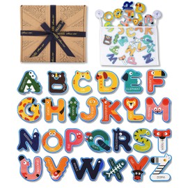 Jaques of London Bath Toys for Kids - Toddler Bath Toys with Foam Bath Letters and Numbers - Alphabet Bath Letters for Educational Fun - Bath Alphabet Letters and Numbers Set