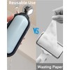 Reusable Washable Lint Roller, Portable 2-in-1 Mini Pet Hair Remover