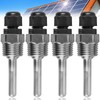 4 pieces Thermowell, 8 x 50 mm stainless steel immersion