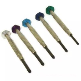 FindingKing Precision Phillips Screwdrivers 5Pcs Jewelers Watchmakers Clock Repair Tools