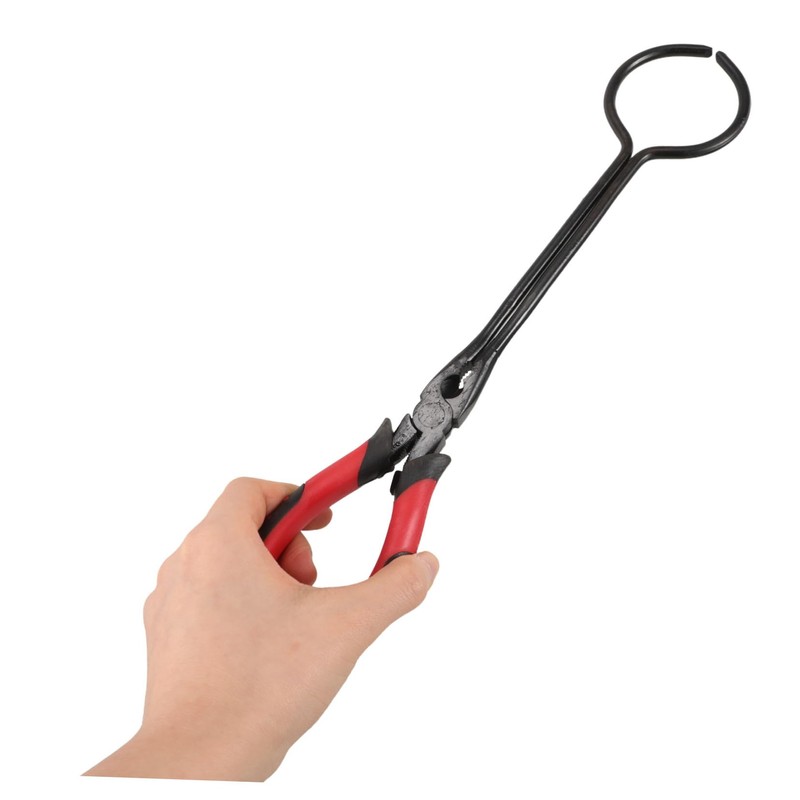 Tofficu Graphite Crucible Tongs Clamp for Metal Melting Furnace Jewelry