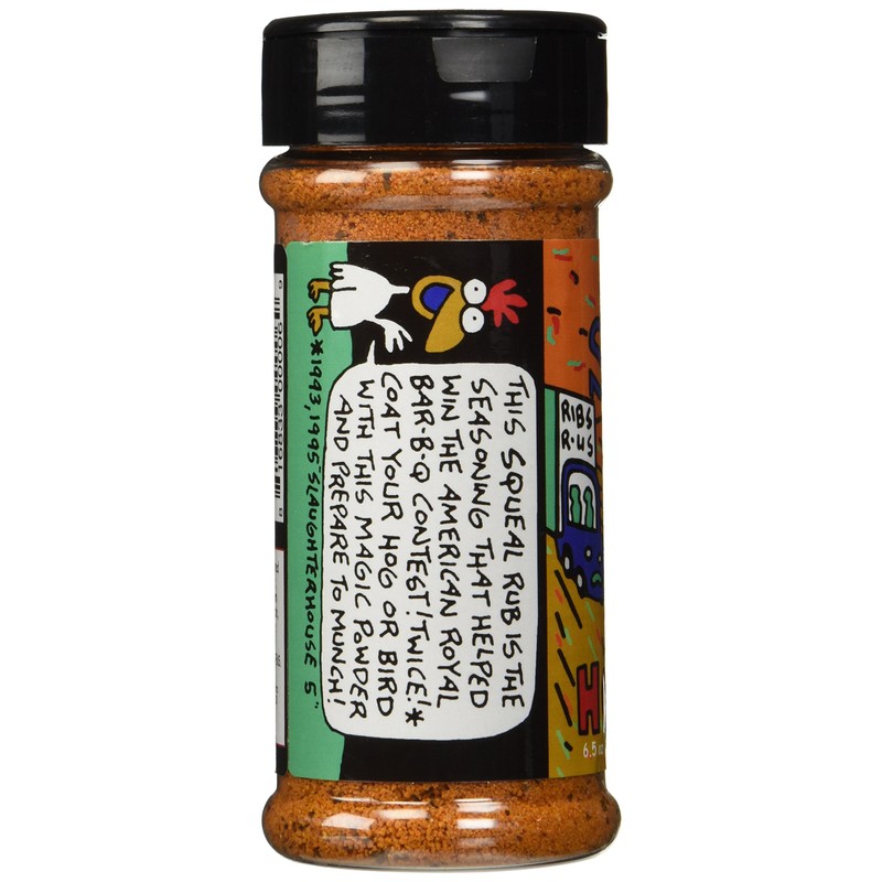 Cowtown The Squeal Hog Rub, 6.5 Ounce Shaker Bottle