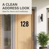 80Pcs 1inch Reflective Mailbox Number Sticker Decal Adhesive Reflective Address