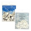 Seal-do Made in Japan Banana Paper Flake Stickers Emperor Penguin