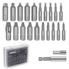 22PCS Damaged Screw Extractor, Screw Remover Tool Remove Tool Broken