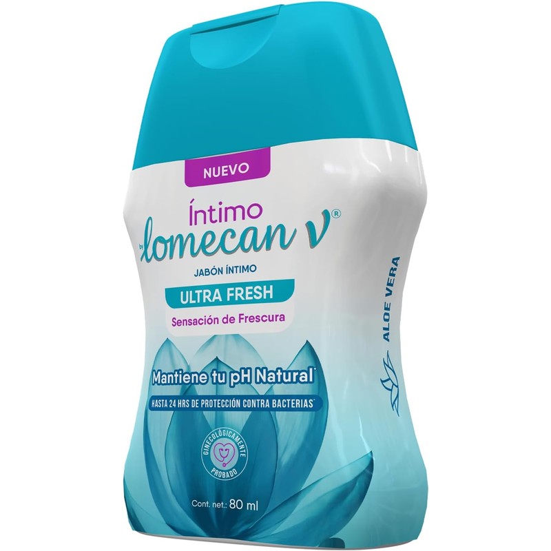 LOMECAN Ultra Fresh Jabón Líquido Intimo Versión De Bolsillo. Contiene