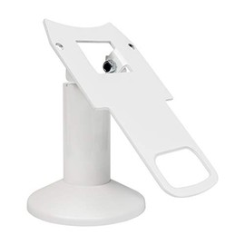 DCCStands Swivel and Tilt Clover Mini Terminal Stand - Low Profile, White