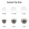 WKYMY 6 Pairs Earbud Replacement Tips Silicone Ear Tips Compatible