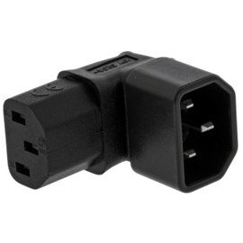 ANRANK IC900092AK IEC C14 to C13 Power Adapter PDU Plug/Socket Up 90 Degree Wall-Mounted LCD TV