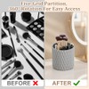 HOTUT 360° Rotating Makeup Organiser Brush Holder,Brush Holder Organizer