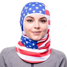 KARIMAT Pasamontañas de esquí para mujer, máscara de pasamontañas transpirable de cara completa, unisex, cara de snowboard para cubierta de invierno, USA, Large-X-Large