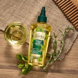 Vatika Afro Naturals Rosemary & Mint Restorative Hair Oil - 100 ml | Balances, Soothes, & Nurtures Hair With Natural Blend