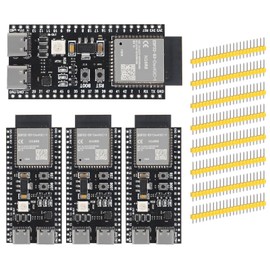 XIITIA 4pcs ESP32-S3-DevKitC-1-N16R8 ESP32-S3 Development Board Wi-Fi + Bluetooth MCU Module Integrates Complete Wi-Fi and BLE Functions for Arduino