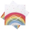 Unbekannt Napkins Fish Colourful Rainbow Table Decoration Communion Confirmation Christening