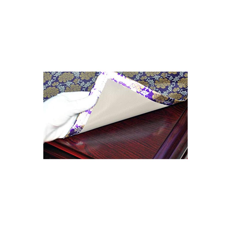 Flame-retardant Buddhist Altar Mat, Silver, No. 16