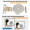 Artiwell Brushed Nickel Universal Tip Toe Tub Drain Conversion Kit