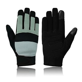 Swift Wear Ladies Protection Work Gloves Mechanic Multipurpose Tradesman Farmer's Gardening DIY Builders (Black, XS)