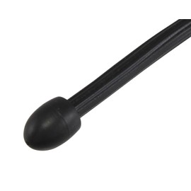 Hikari KFRT306-1 Co., Ltd. Hikari Resin Coated Binding Material, Colorful Free Tie, 11.8 x 0.2 inches (300 x 6 mm), Black