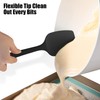 Heat Resistant Silicone Spoon Spatulas, Doosu 600°F High Temp Flexible