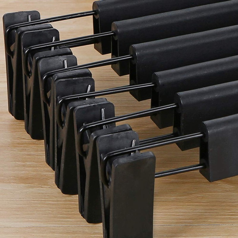 NORTHERN BROTHERS Pants Hangers, 50Pack Pants Hangers with Clips Bulk