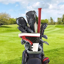 Edinber Golf Head Cover Golf Head Covers for Putter Club Funny Shoe Shape PU Leather Golf Putter Club Protector Fits All Brands Putter Clubs