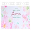 Summer Floral Pattern Shower Curtain with Hook Bathroom Curtain for