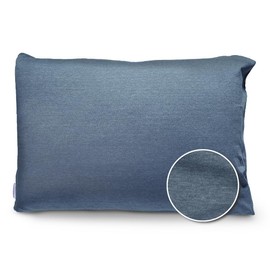Iris Ohyama PWC-TCK4060 Wrinkle-Free Jersey Knit Pillowcase, 15.8 x 23.6 inches (40 x 60 cm), Single Size, Heathered Colors in Calm Tones, T-shirt/Blanket-Like Texture, Very Stretchy and Wrinkle-Resistant, Durable, Prevents Shrinkage and Deformation of F