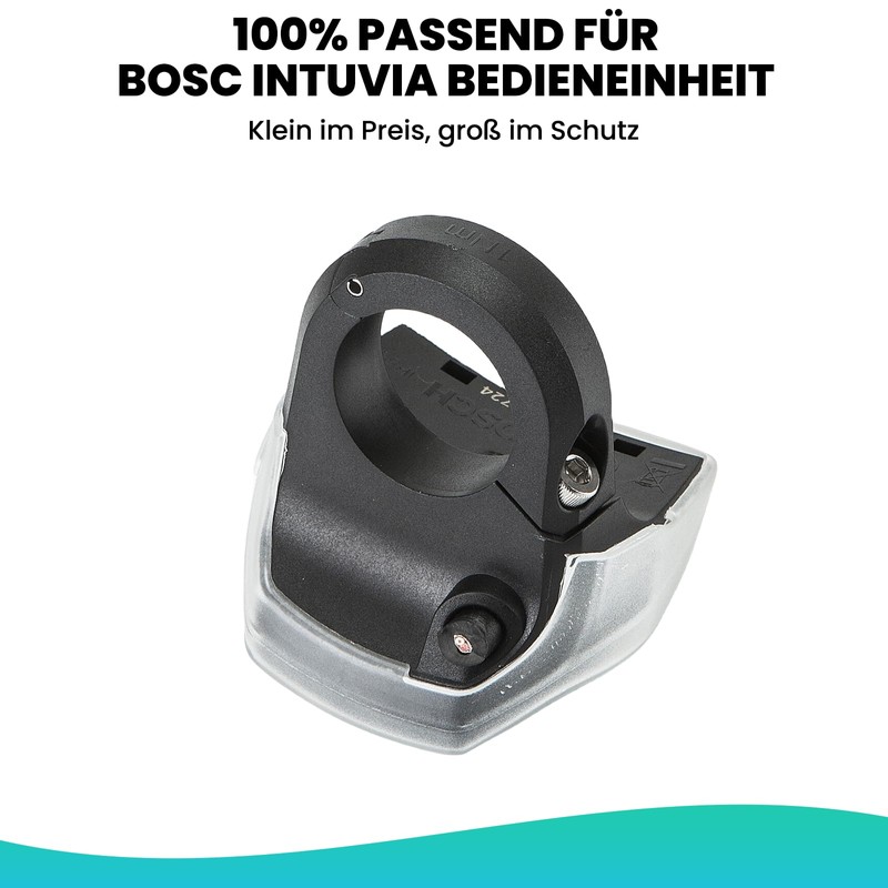 Besudo Protective Cover for Bosch Intuvia Control Unit, Transparent, Water