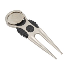 Koieam Golf Divot Tool, Divot Tool Removable Mark Multifunctional Portable Divot Repair Tool Zinc Alloy Divot Tool Reapiring Accessory