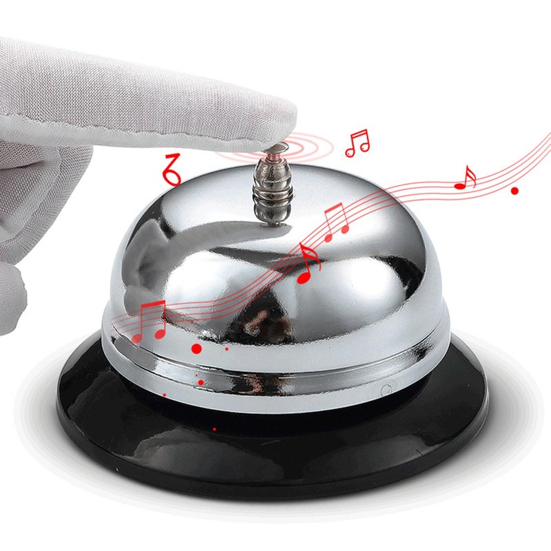 GREYWAWA Metal Anti-Rust Desktop Call Bells Customer Service Bells Pet