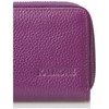 KALMOR Wallets for Women Leather Double Zipper RFID Blocking Purse