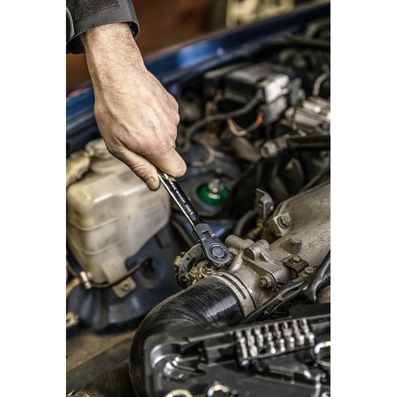 Högert Technik - Tool Set - Ratchet Ring Spanner with