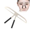 Mikinona Professional Eyebrow Stencil Ruler Kit Reusable Three Point Balance