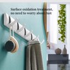 Cehold Foldable Stylish Modern Hook Rack with 5 Hooks, Coat