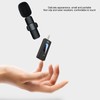 Wireless Lavalier Microphone Portable Noise Cancelling Professional Lapel Mic for