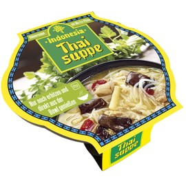 Indonesia Bowl Thai Suppe, Glasnudelsuppe mit Hühnerfleisch, 390 ml