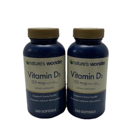 Vitamin World 2  Vitamin World Vitamin D3 125 mcg (5000 IU) Per Serving 360 Ct Each   04/27