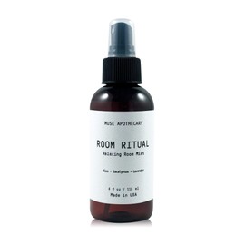 Muse Bath Apothecary Room Ritual - Aromatic and Relaxing Room Mist, 4 oz, Infused with Natural Essential Oils - Aloe + Eucalyptus + Lavender