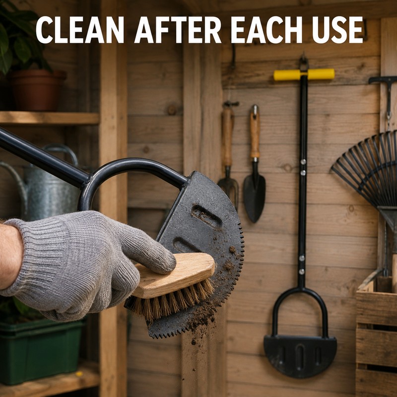 Half Moon Garden Edger Tool for Lawn Borders - Manual